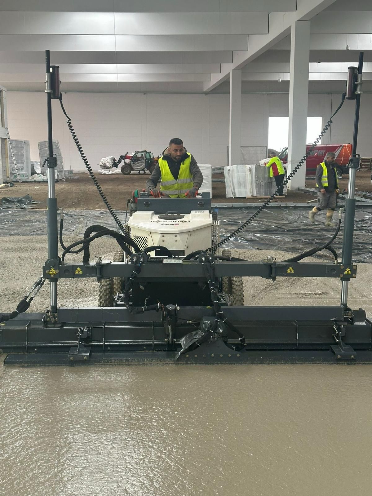 Laser-Screed-Maschine für präzise Nivellierung